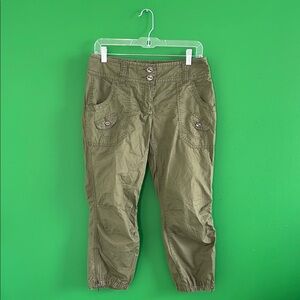 Vintage Y2K Tommy Hilfiger Olive Green Cargo Pants